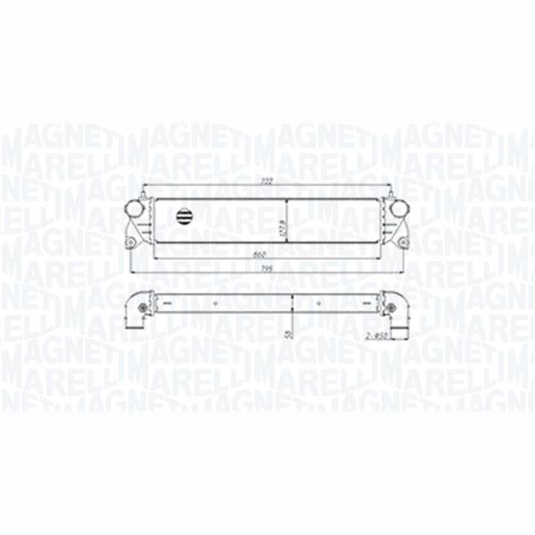 MAGNETI MARELLI 351319205300 Charge Air Cooler