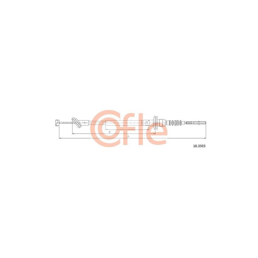 Cofle 92.18.3503 Clutch Cable