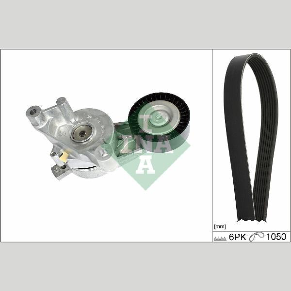 INA 529046810 V-Ribbed Belt Set