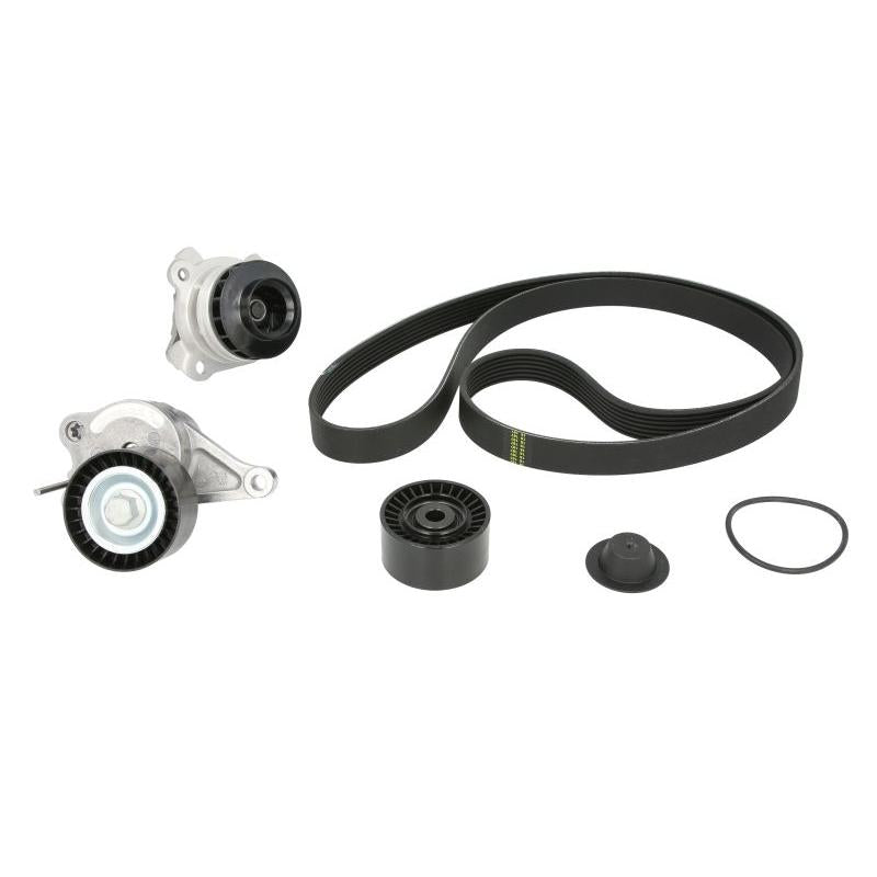 SKF VKMC36084 Water Pump + V-Ribbed Belt Kit