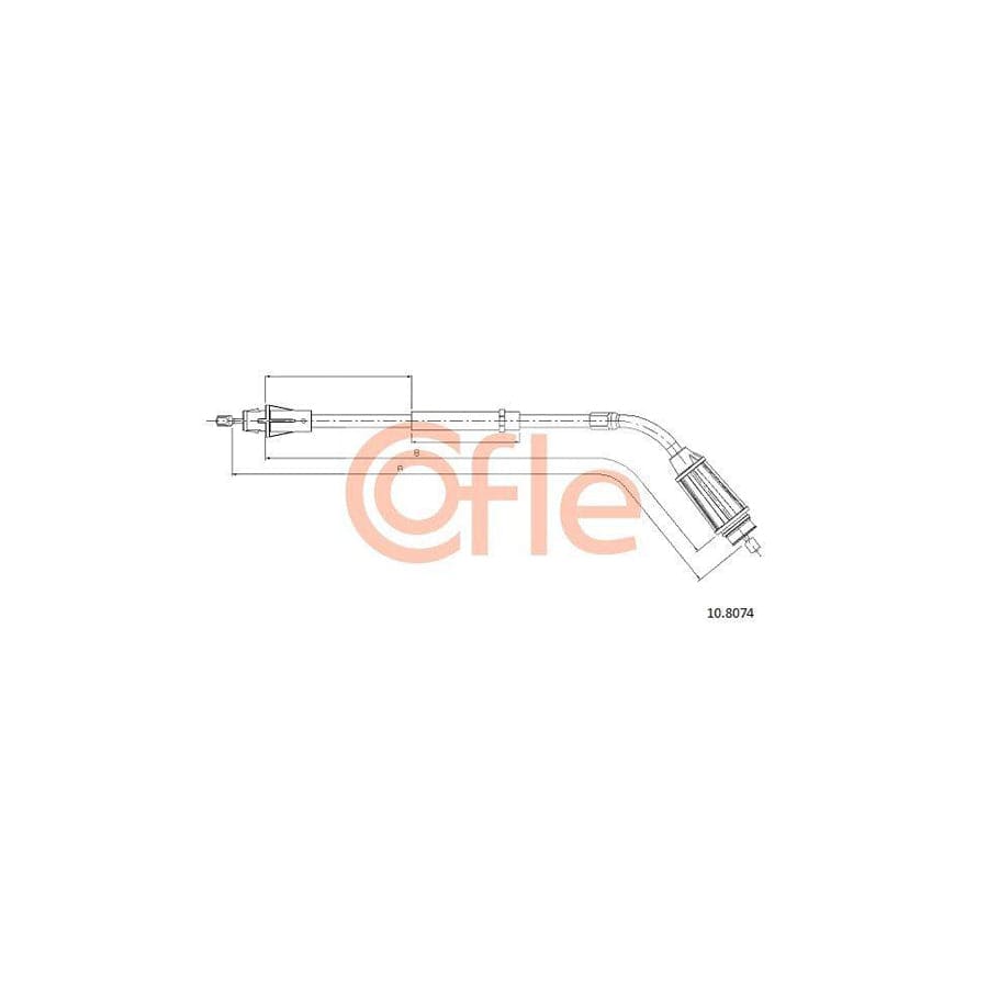 Cofle 92.10.8074 Hand Brake Cable