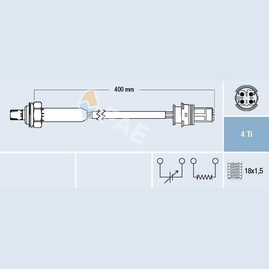 FAE AE77352 Lambda Sensor