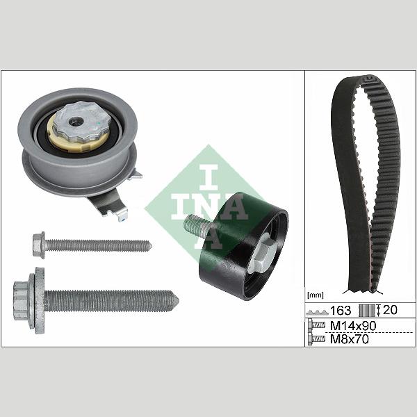 INA 530071110 Timing Belt Set