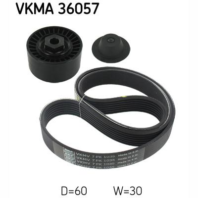SKF VKMA36057 V-Ribbed Belt Set