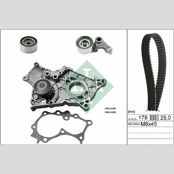INA 530042230 Water Pump & Timing Belt Kit