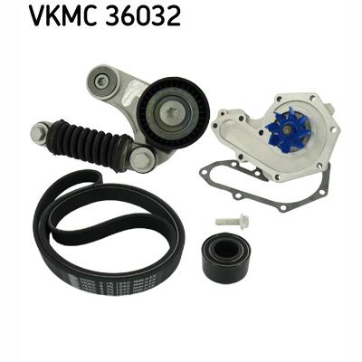 SKF VKMC36032 Water Pump + V-Ribbed Belt Kit