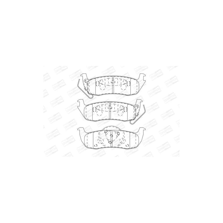 Champion 573319Ch Brake Pad Set