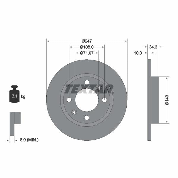 QUICK BRAKE QB113-1365X Brake Caliper Guide Sleeve Kit