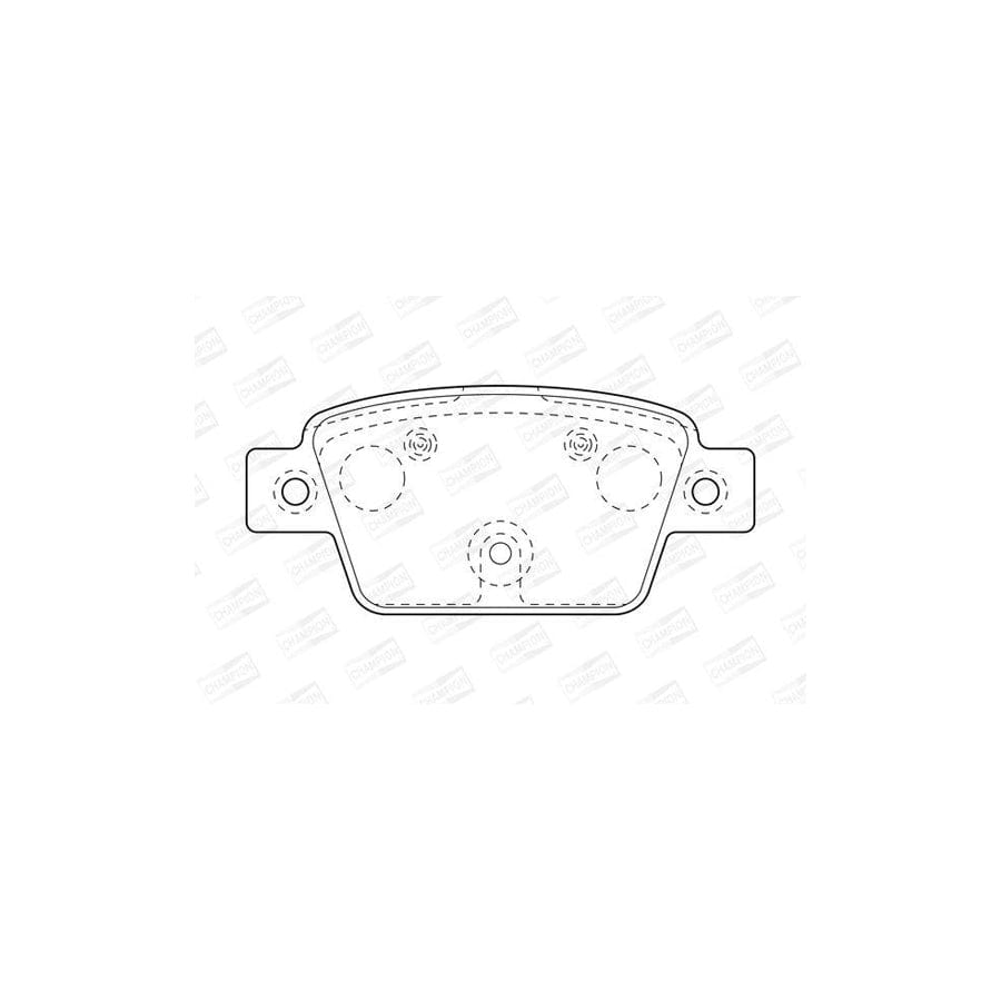 Champion 573421Ch Brake Pad Set