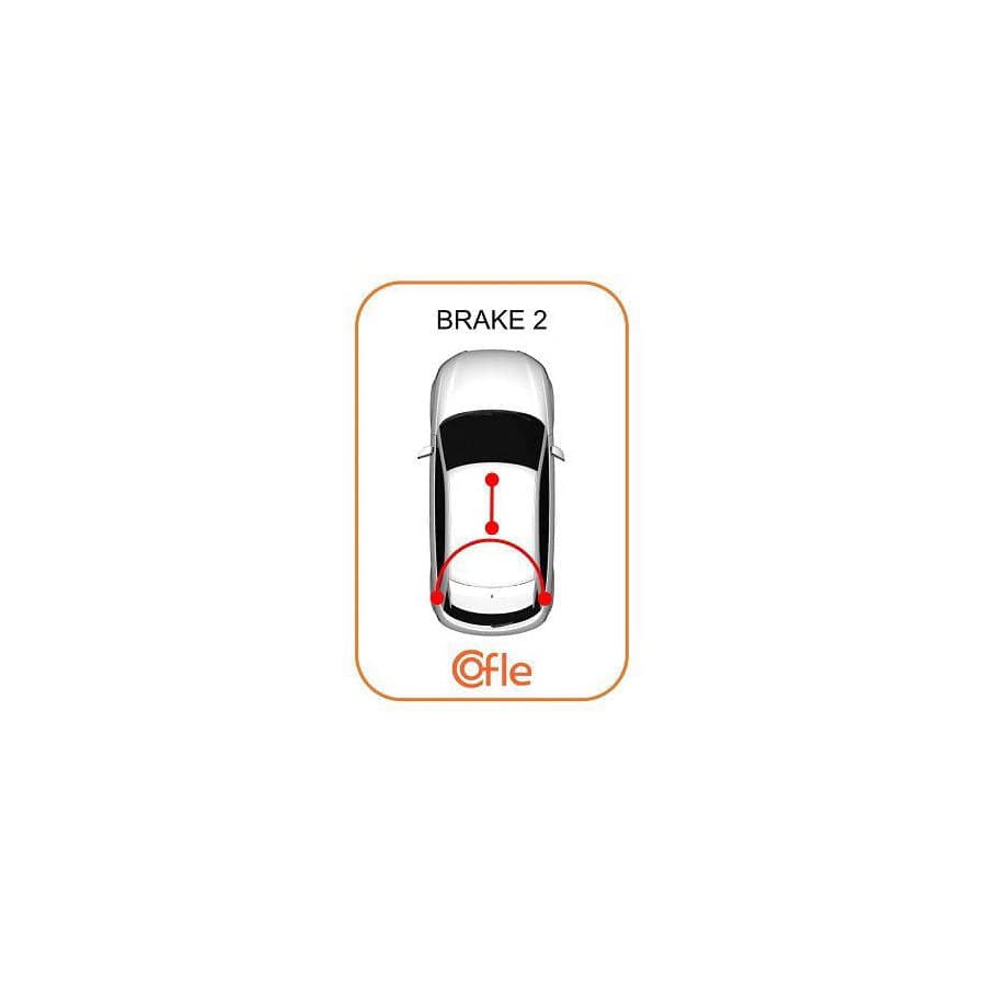 Cofle 12.3709 Hand Brake Cable for Iveco Daily