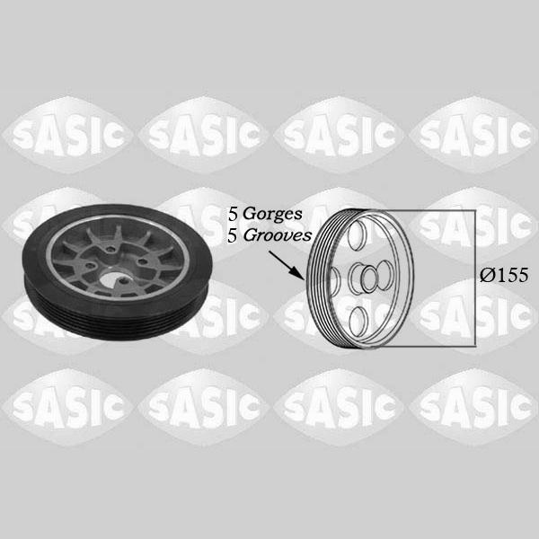 SASIC SAS2156007 Crankshaft Belt Pulley