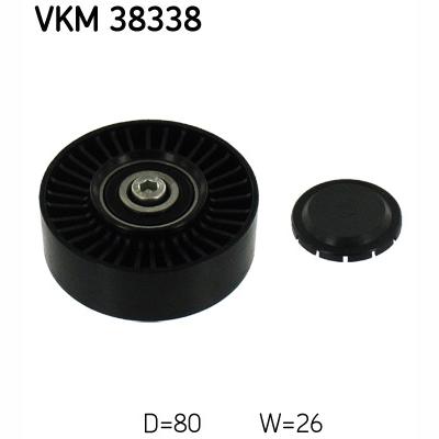SKF VKM38338 V-Ribbed Belt Deflection/Guide Pulley