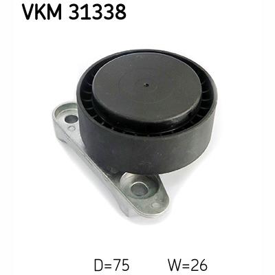 SKF VKM31338 V-Ribbed Belt Tensioner Pulley
