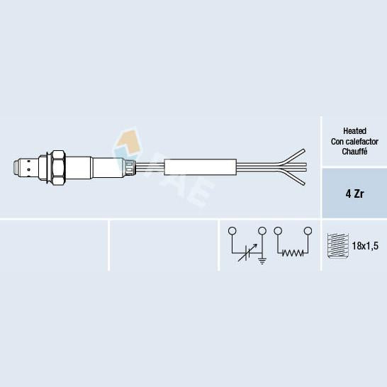 FAE AE77008 Lambda Sensor