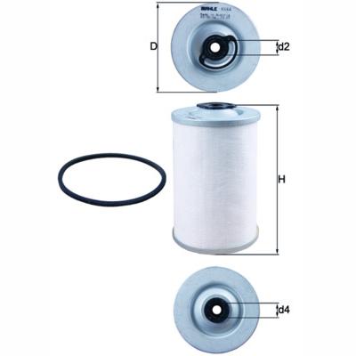 MAHLE KX44 Fuel Filter