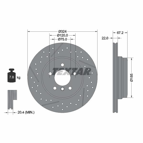SBP 11-BP012 Brake Disc Splash Guard