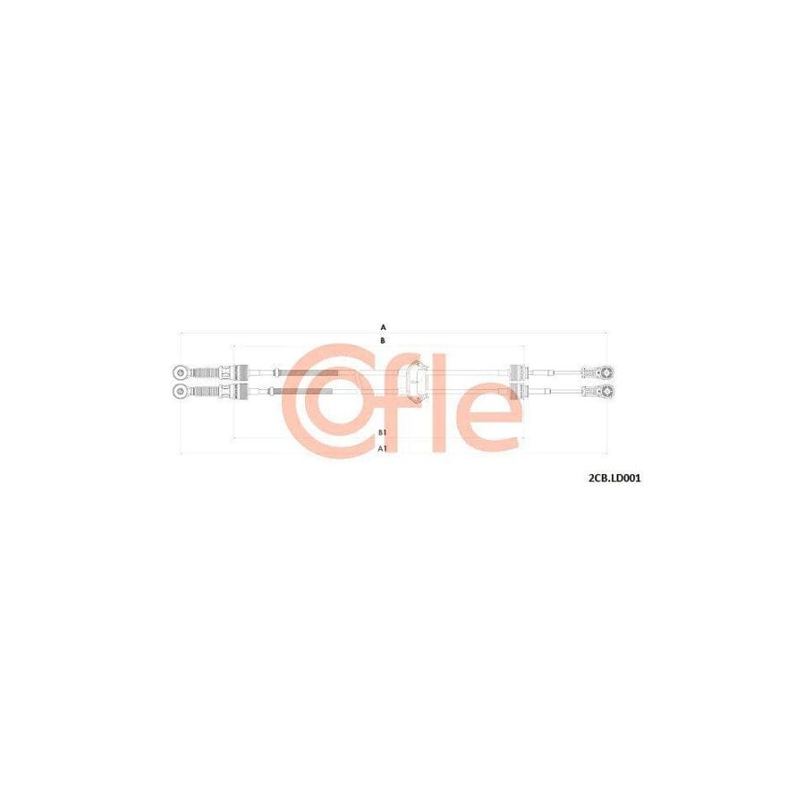 Cofle 92.2Cb.Ld001 Cable, Manual Transmission for Lada Vesta