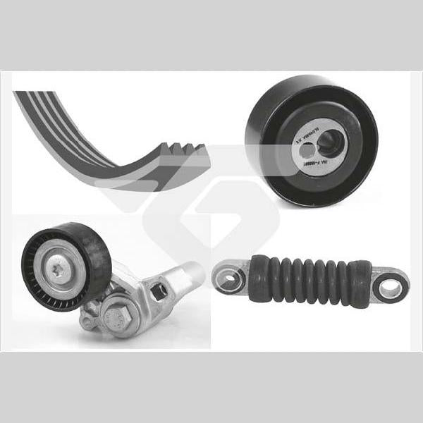 HUTCHINSON HUKHV69 V-Ribbed Belt Set
