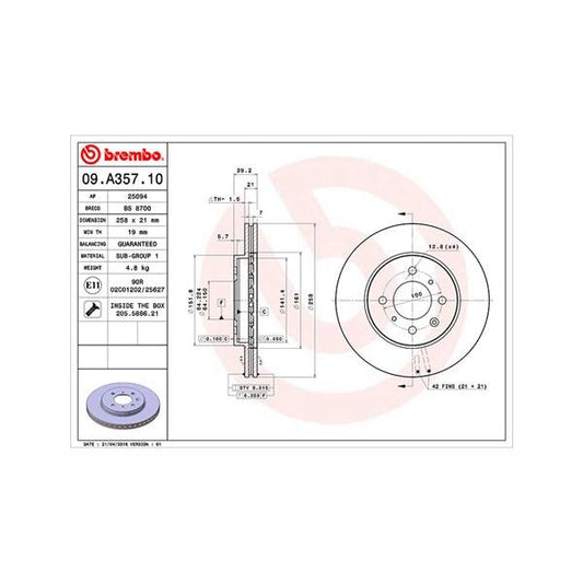 BOSCH 0204054366 Brake Master Cylinder