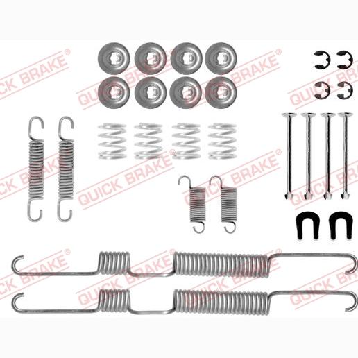 QUICK BRAKE QB105-0730 Brake Shoes Accessory Kit