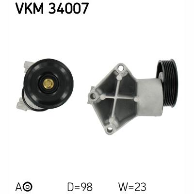 SKF VKM34007 V-Ribbed Belt Tensioner Pulley