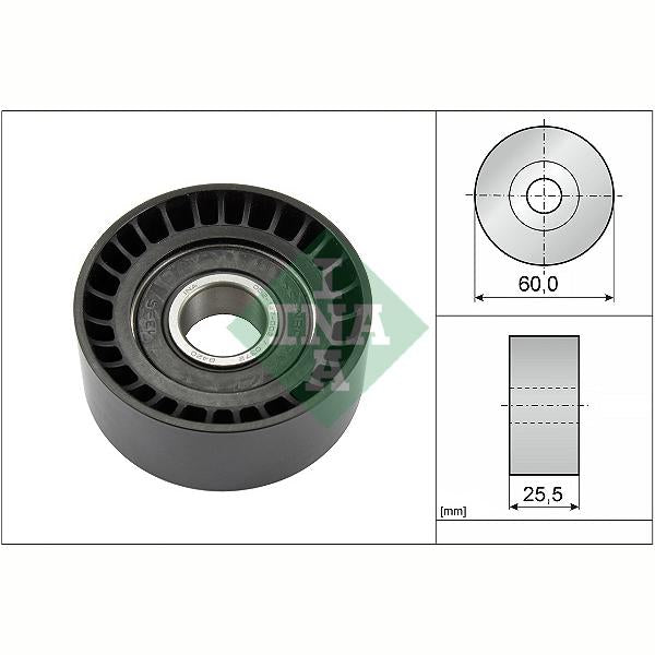INA 532024310 V-Ribbed Belt Deflection/Guide Pulley