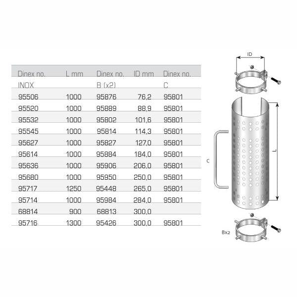DINEX DIN95876 Exhaust System Clamping Piece