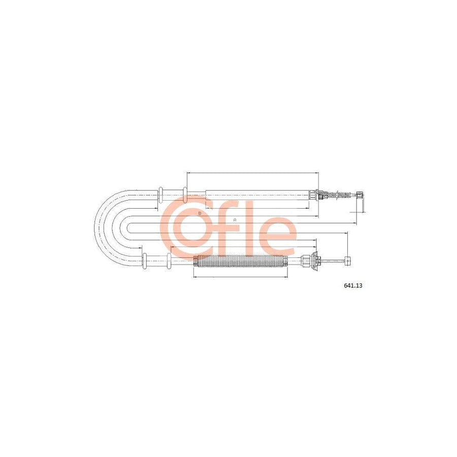 Cofle Bh.Fi019 Brake Hose
