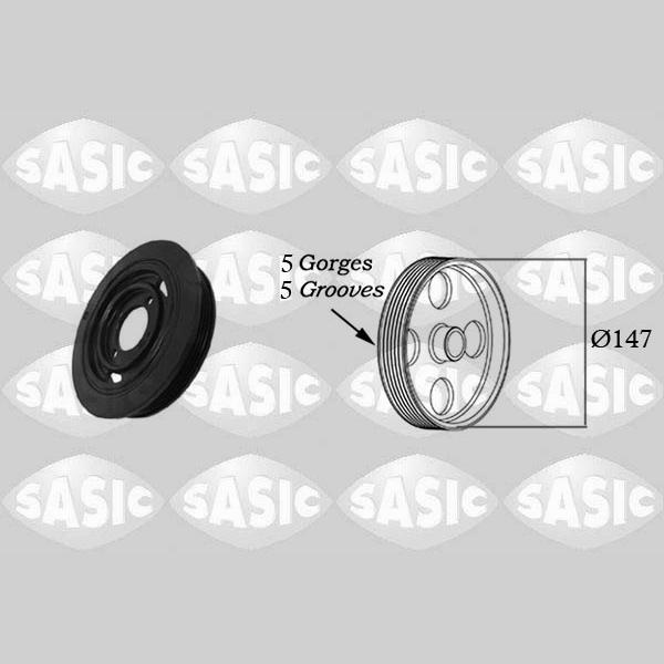 SASIC SAS2156009 Crankshaft Belt Pulley