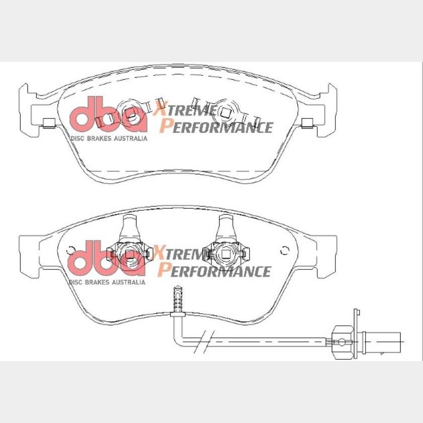 DBA DB2202XP High Performance Brake Pad Set