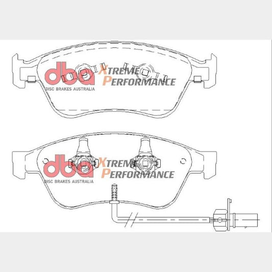 DBA DB2202XP High Performance Brake Pad Set