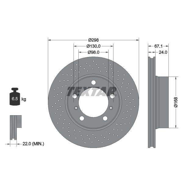 BOSCH 1460491300 Brake Caliper Guide Sleeve Kit