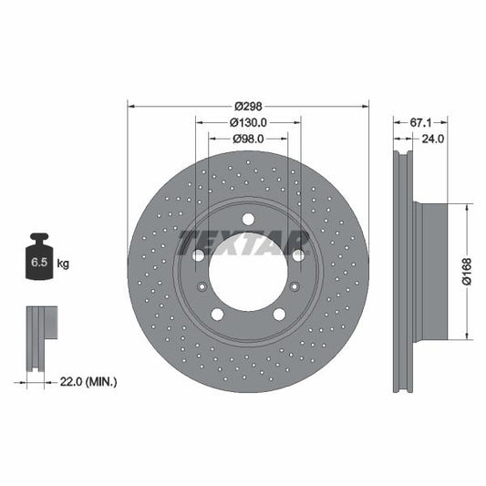 BOSCH 1460491300 Brake Caliper Guide Sleeve Kit