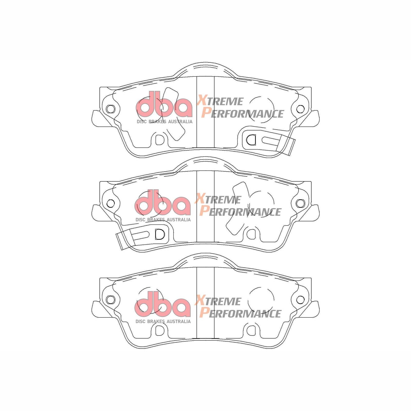 DBA DB2267XP High Performance Brake Pad Set