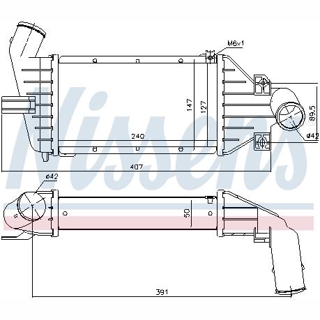NISSENS NIS96863 Charge Air Cooler