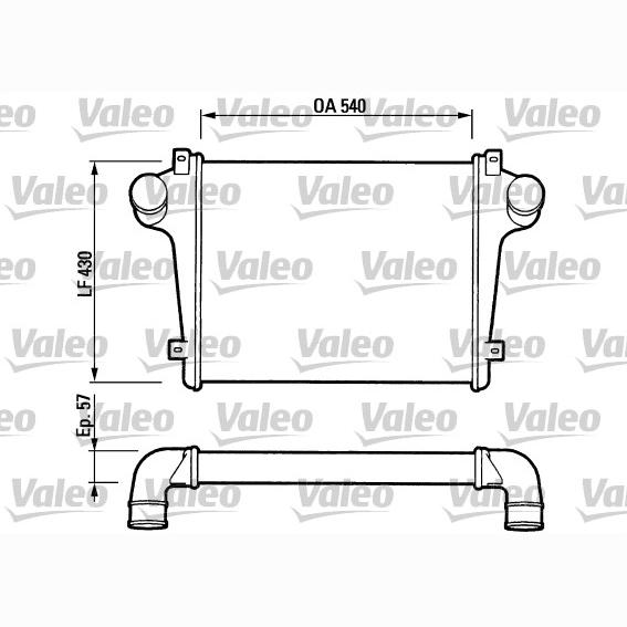 VALEO VAL816736 Charge Air Cooler