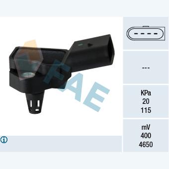 FAE AE15060 Intake Manifold Pressure Sensor