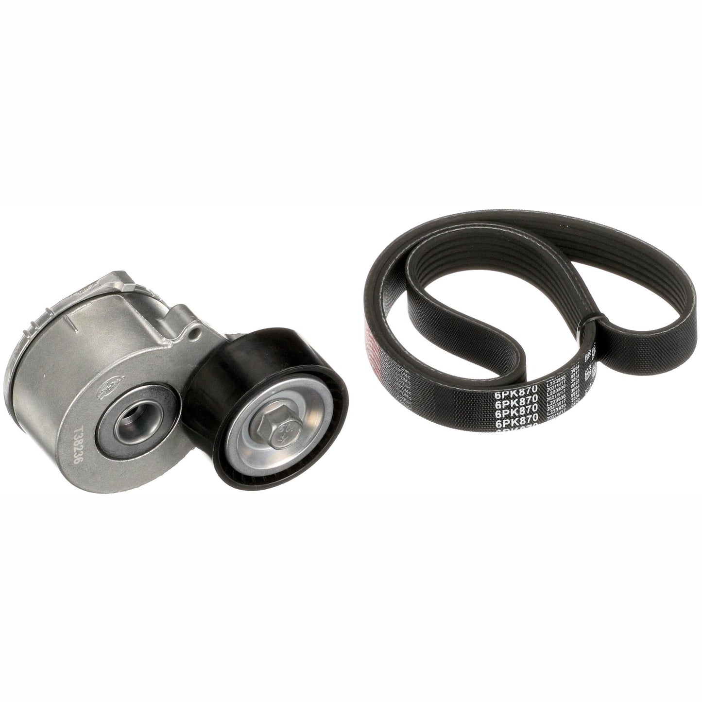 GATES GATK016PK870 V-Ribbed Belt Set