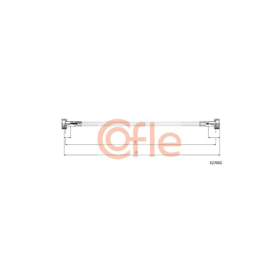 Cofle S27002 Speedometer Cable for Skoda Favorit