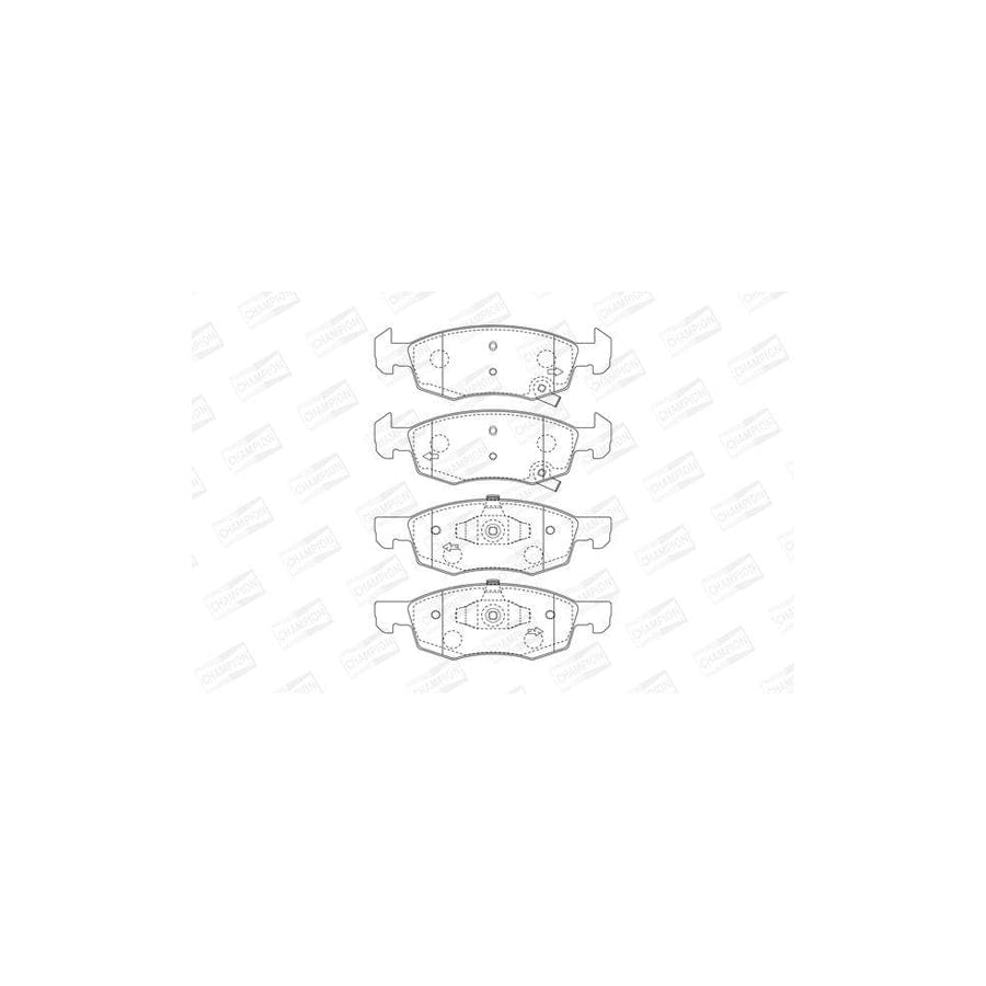 Champion 573672Ch Brake Pad Set