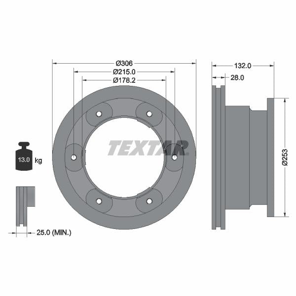 AUTOFREN SEINSA D7-203C Brake Caliper Guide Sleeve Kit