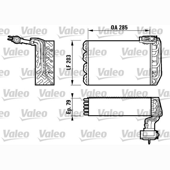 VALEO VAL817095 Air Conditioning Evaporator