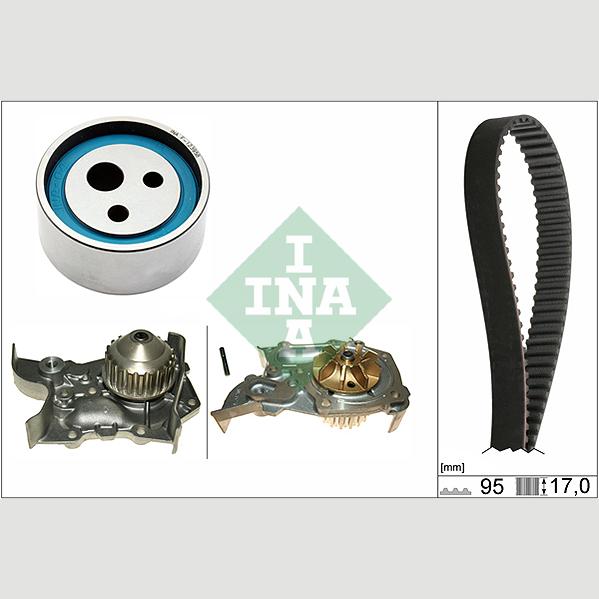 INA 530001832 Water Pump & Timing Belt Kit