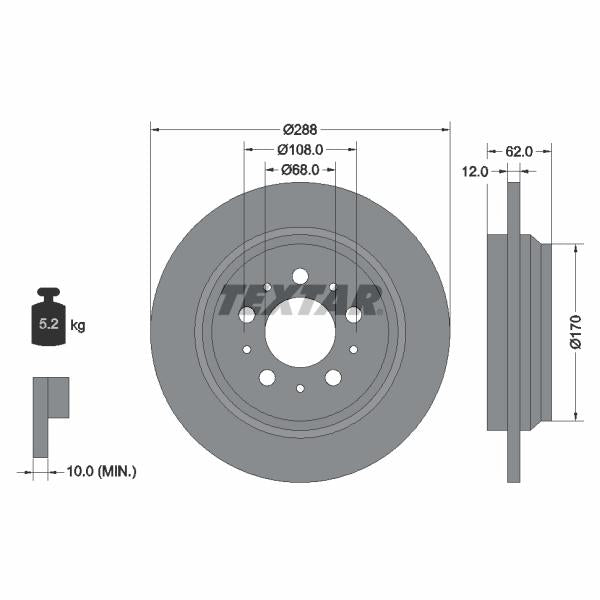 WABCO 4111419272 Brake Caliper Guide Bellow