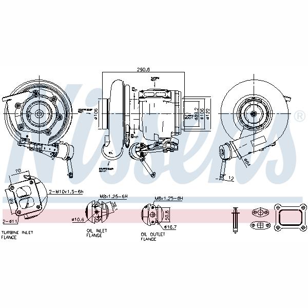 NISSENS NIS93619 Turbocharger