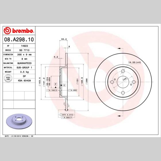 HANS PRIES HP111692 Disc Brake Caliper Repair Kit