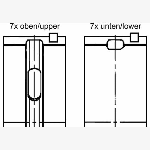 KOLBENSCHMIDT 77955610 Crankshaft Bearing Set