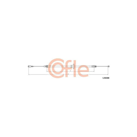 Cofle 92.1.Re008 Hand Brake Cable for Renault Trafic