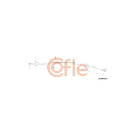 Cofle 2Cb.Vk024 Cable, Manual Transmission