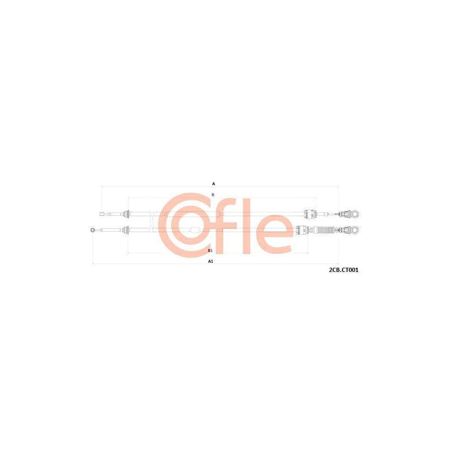 Cofle 92.2Cb.Ct001 Cable, Manual Transmission for Citroen C5